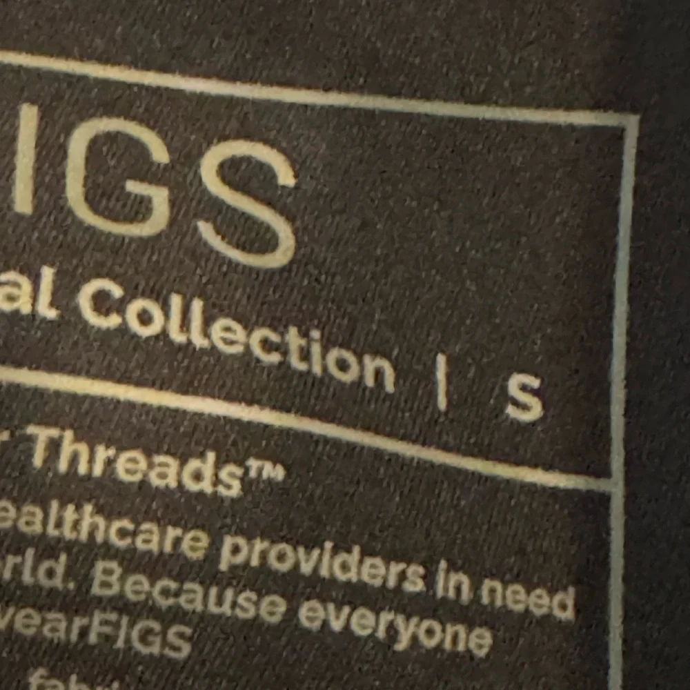 FIGS Women Scrub Pants S Black Jogger Zamora Drawstring STYLE#: W18SW2005 - Picture 15 of 15